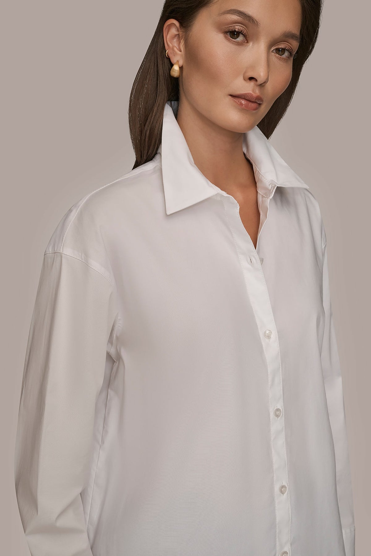 COTTON-POPLIN SHIRT - White