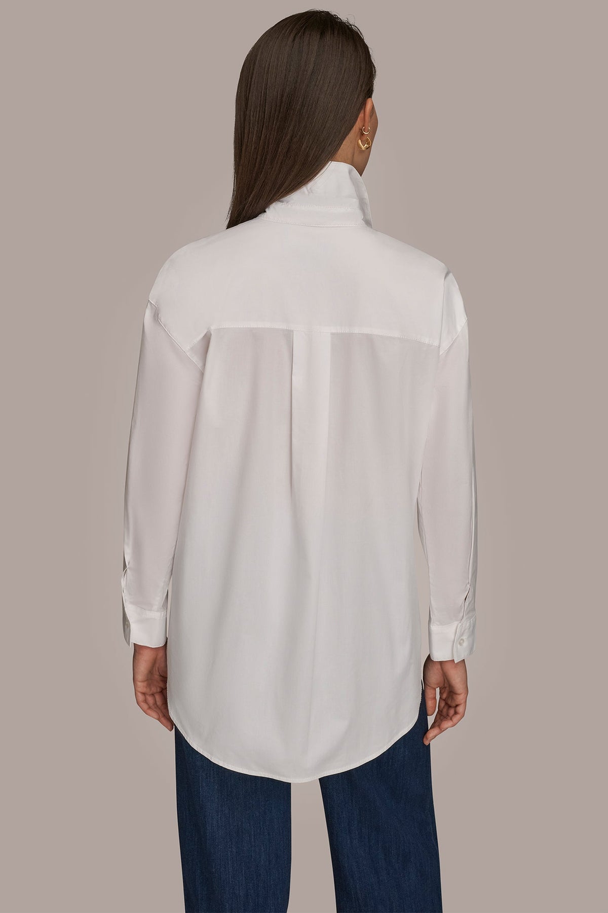 COTTON-POPLIN SHIRT - White