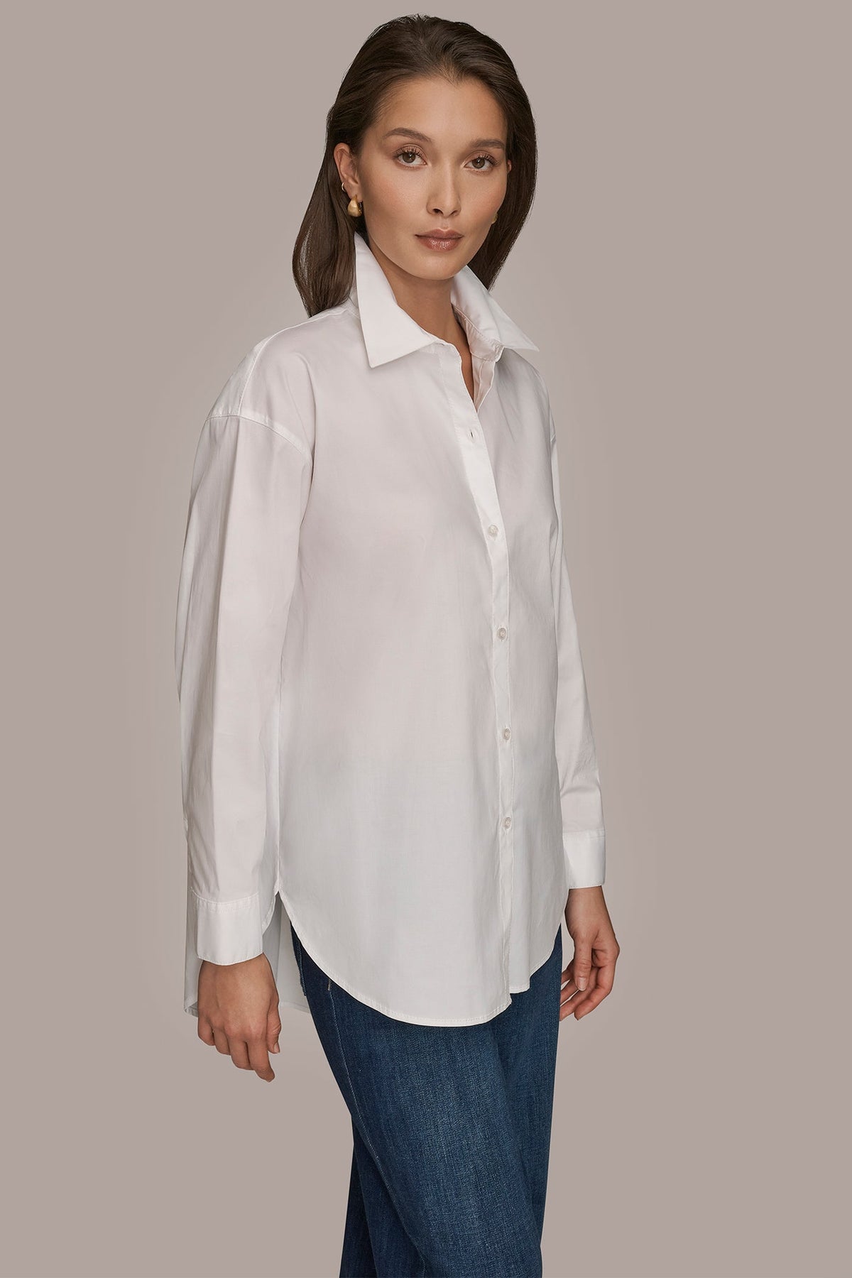 COTTON-POPLIN SHIRT - White