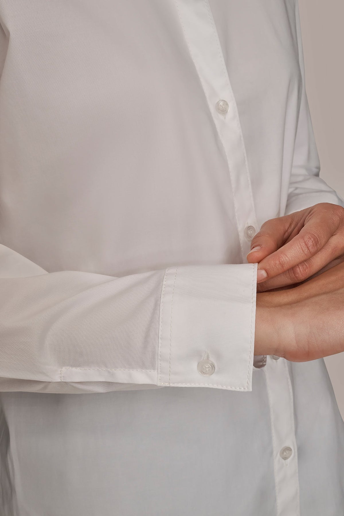 COTTON-POPLIN SHIRT - White