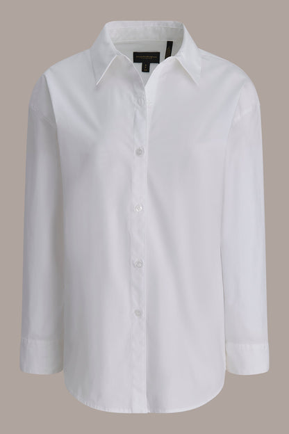COTTON-POPLIN SHIRT - White