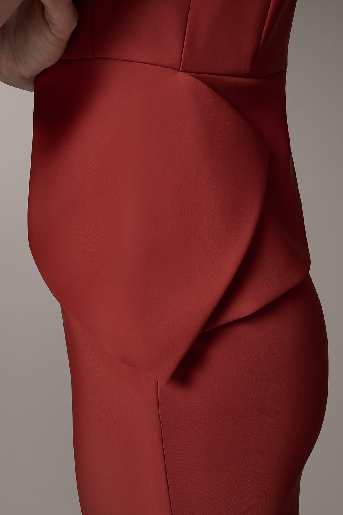 SHORT SLEEVE PEPLUM TOP - Sunbaked