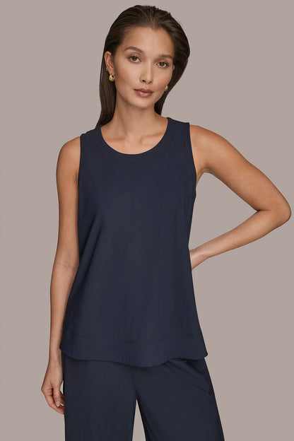 THE MODERN TRAVEL SLEEVELESS SWING TANK - NIGHTFALL