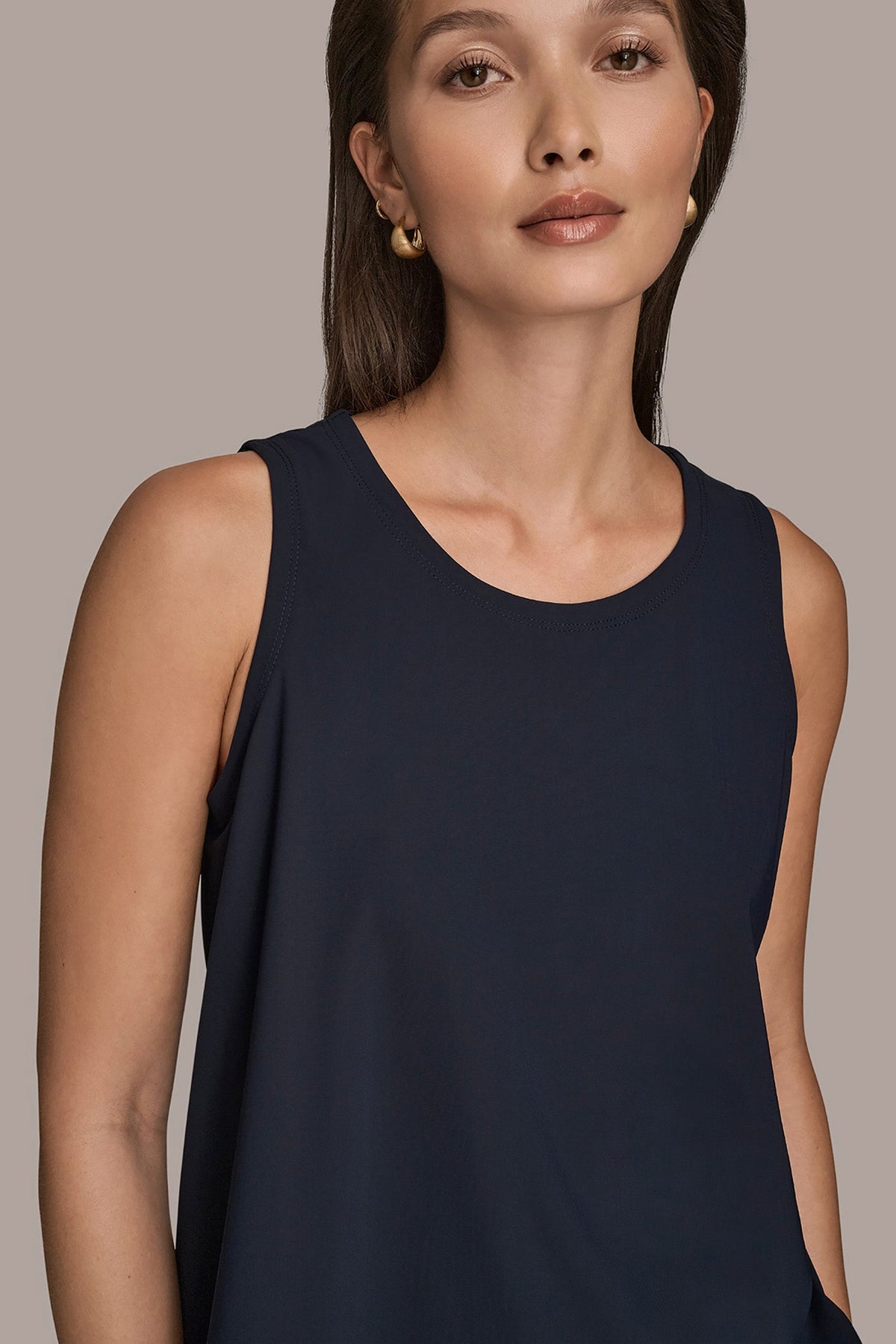 THE MODERN TRAVEL SLEEVELESS SWING TANK - NIGHTFALL