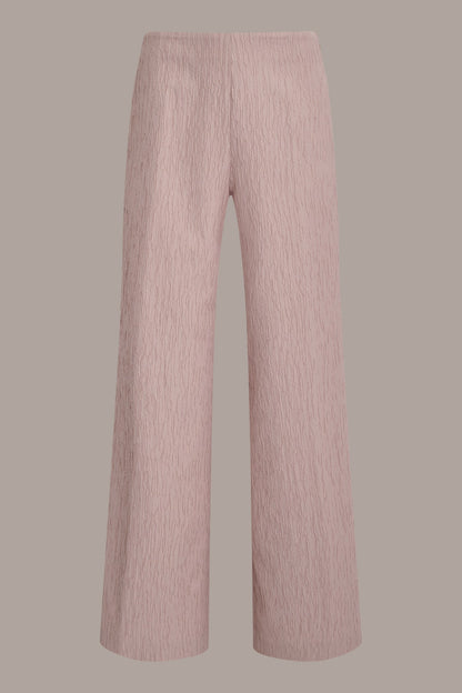 EXTRA HIGH-RISE WIDE-LEG SUIT PANT - Snow Petal
