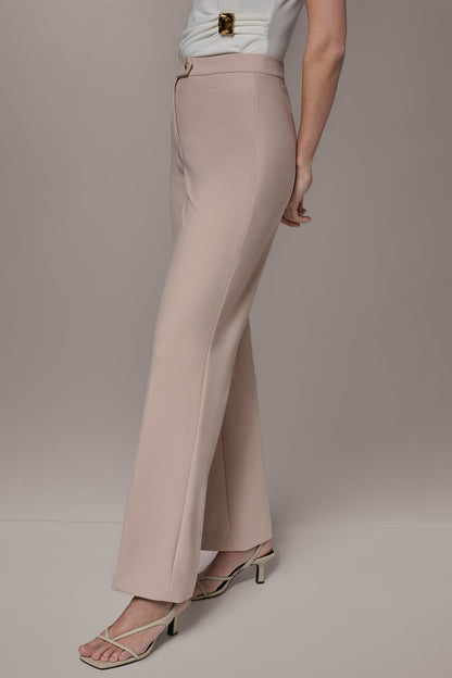 MID-RISE BOOTCUT SUIT PANT - Snow Petal