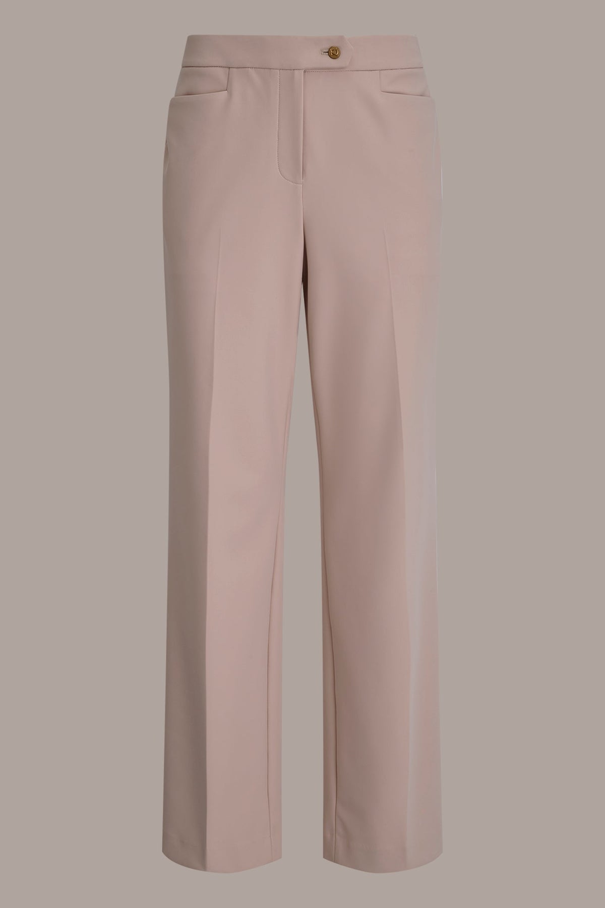 MID-RISE BOOTCUT SUIT PANT - Snow Petal