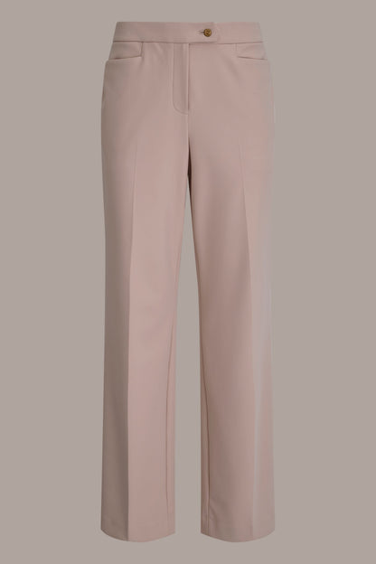 MID-RISE BOOTCUT SUIT PANT - Snow Petal
