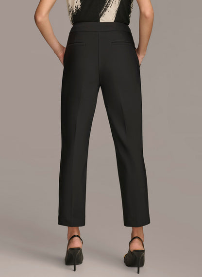 SLIM LEG ANKLE LENGTH PANT - Black
