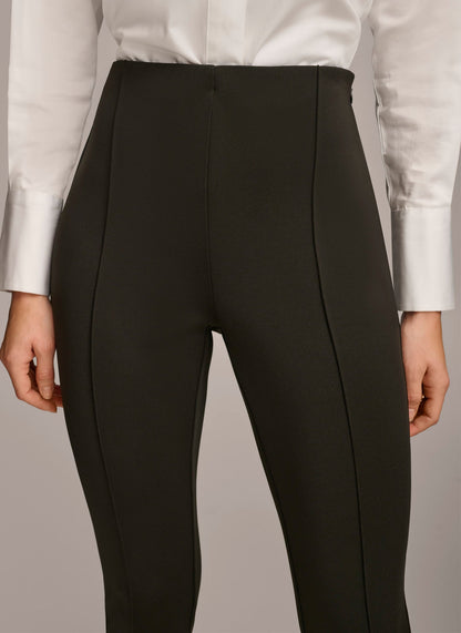 HIGH RISE ANKLE PANT - Black