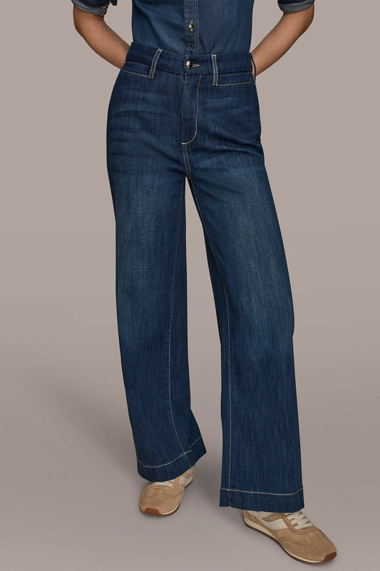 THE DONNA HIGH-RISE WIDE-LEG JEAN - The Dayton