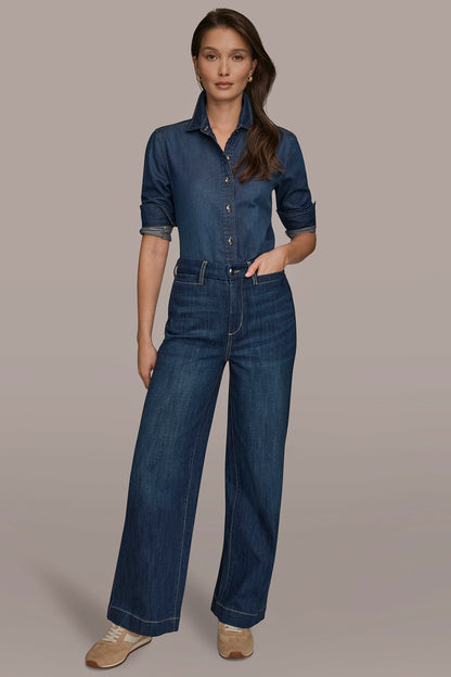 THE DONNA HIGH-RISE WIDE-LEG JEAN - The Dayton