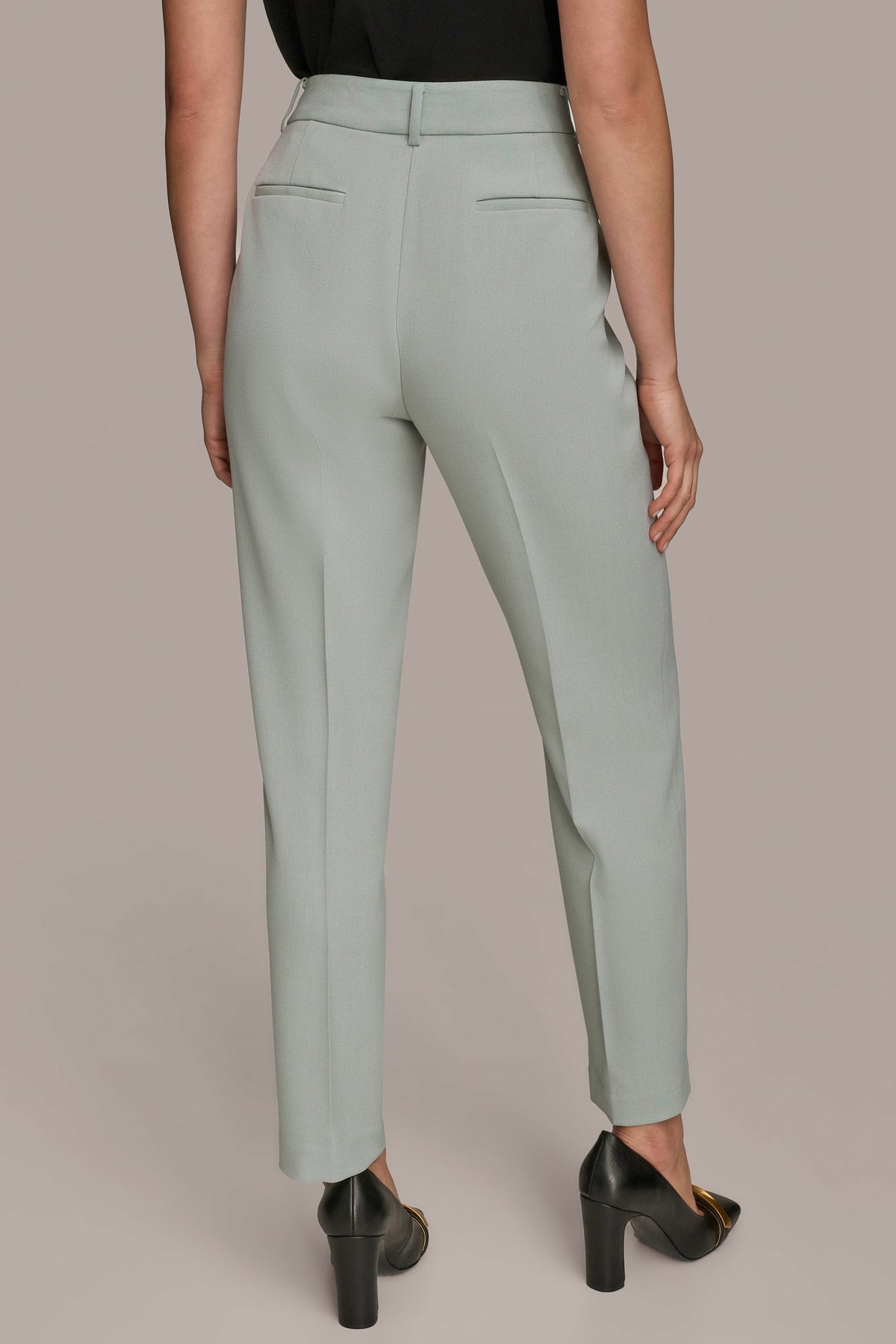 HIGH-RISE STRAIGHT-LEG PANT - WEATHERED SAGE