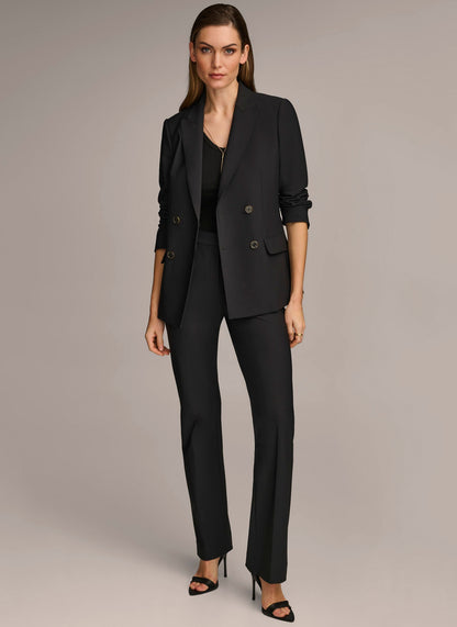 DOUBLE BREASTED JACKET - Black