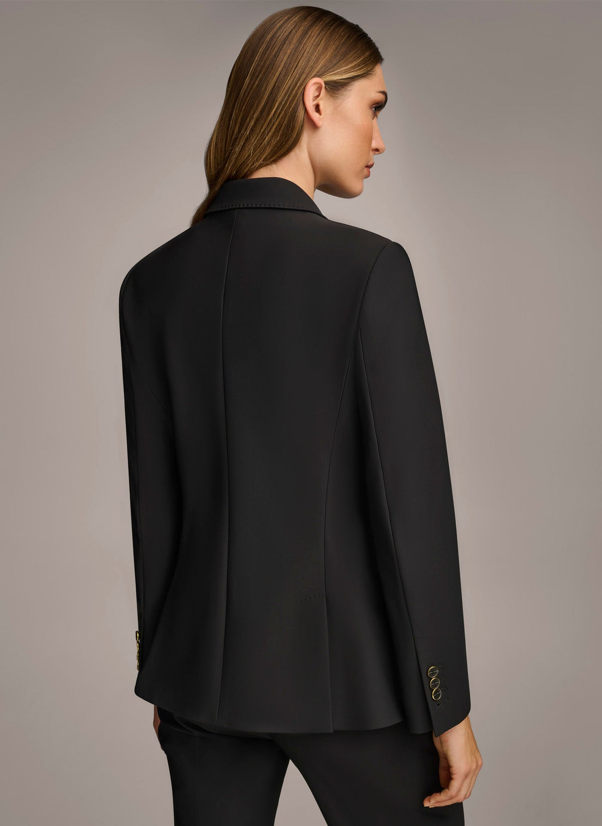 DOUBLE BREASTED JACKET - Black