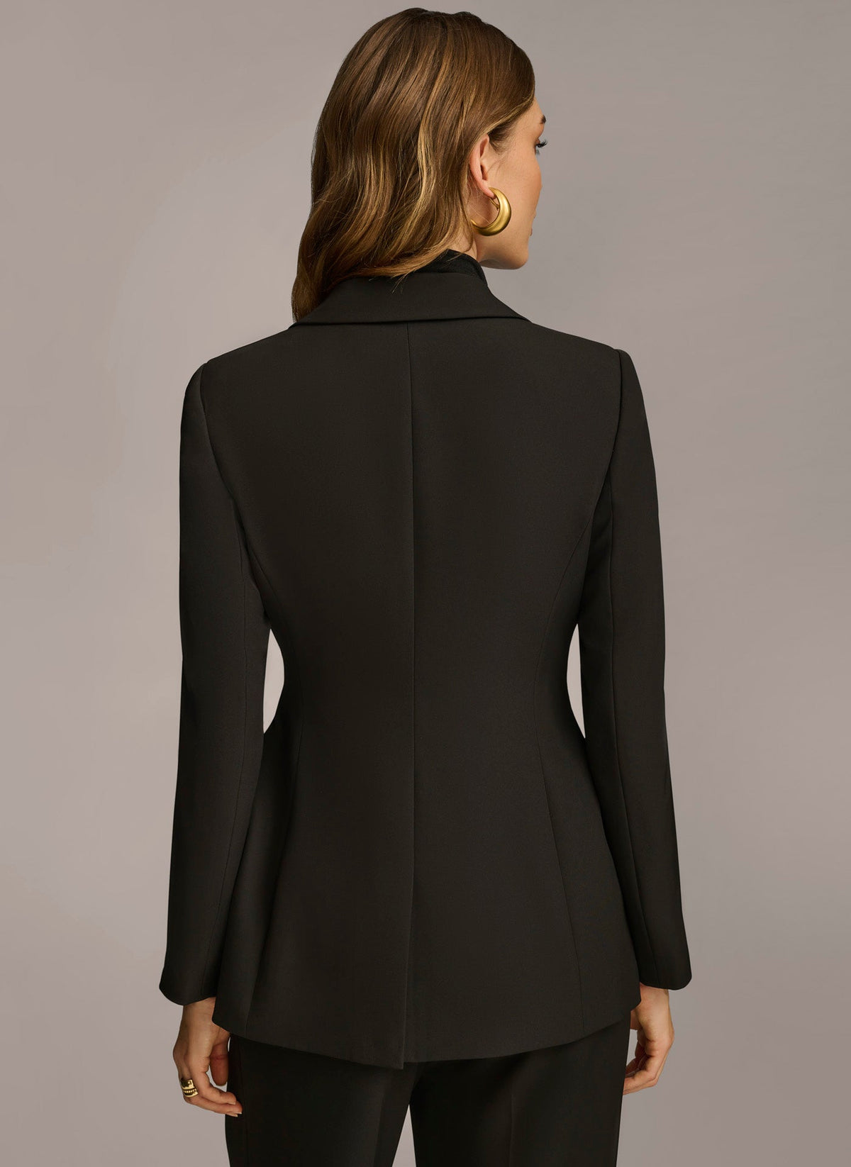 BELTED BLAZER - Black