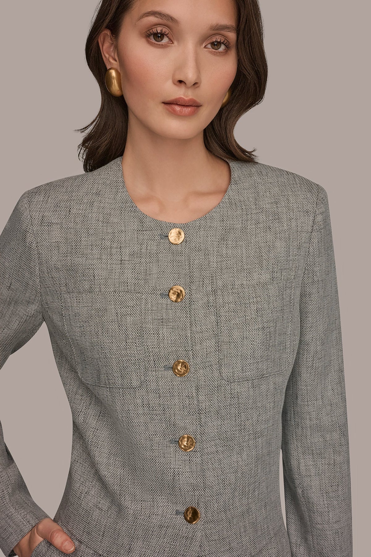 CROPPED LADY JACKET - Turin Multi