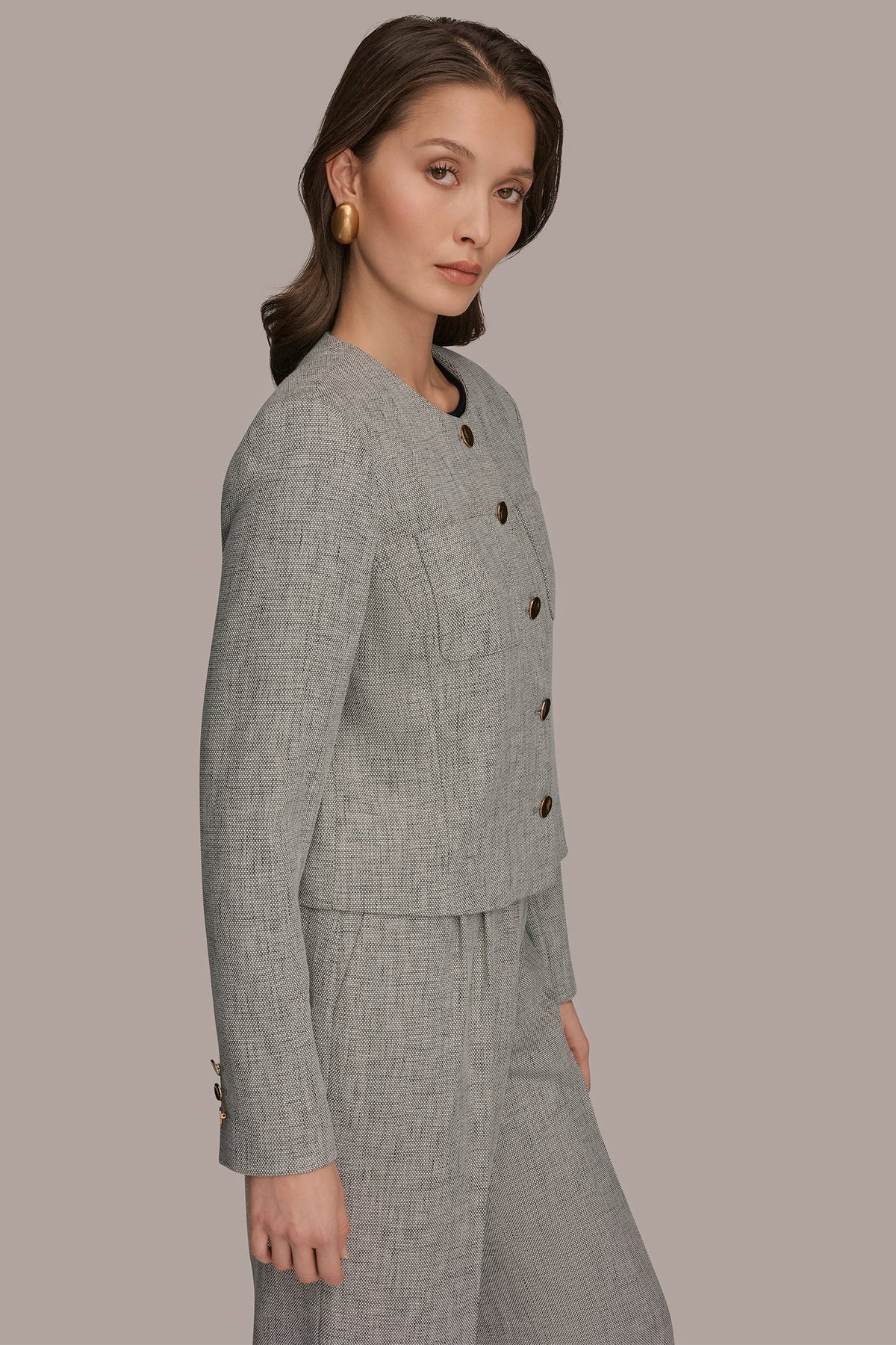 CROPPED LADY JACKET - Turin Multi