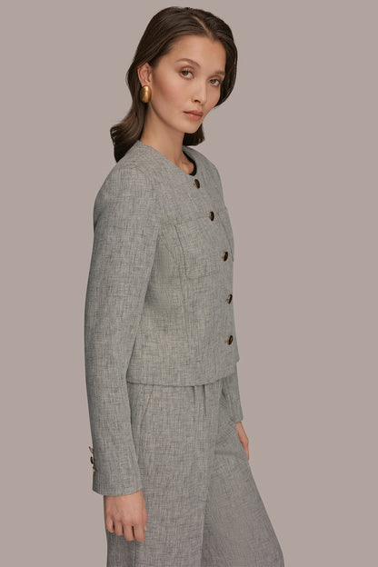 CROPPED LADY JACKET - Turin Multi