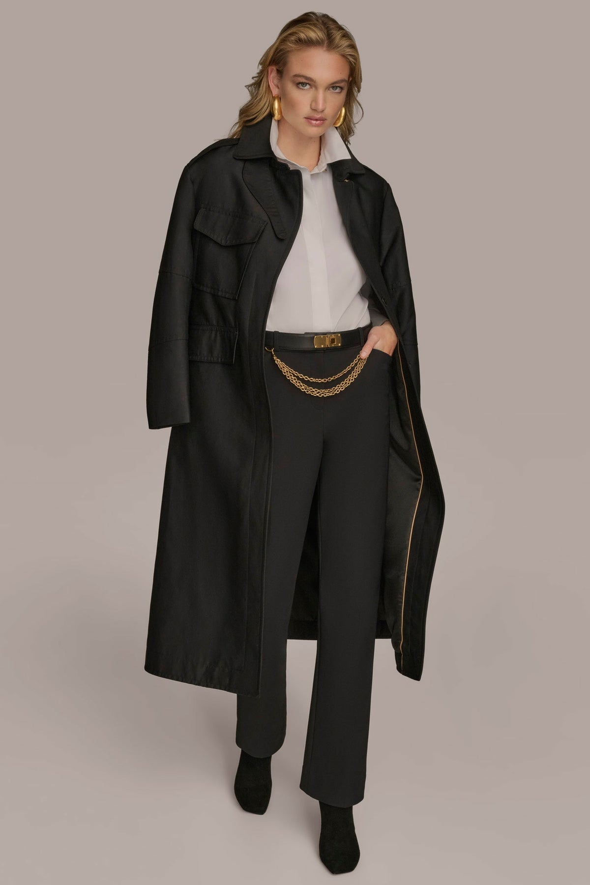 RAIN COAT - Black