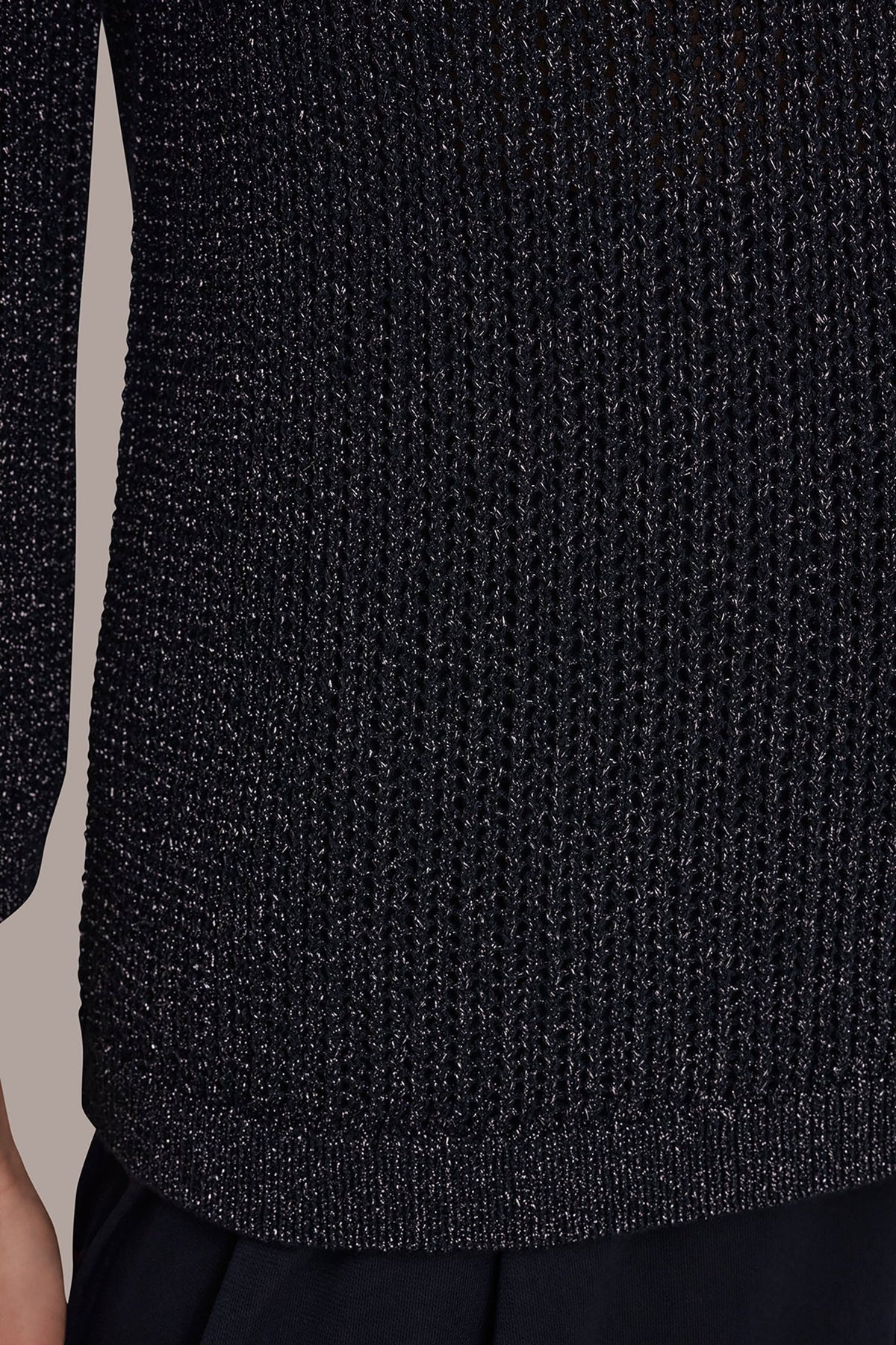 BOAT NECK DOLMAN SWEATER - Nightfall