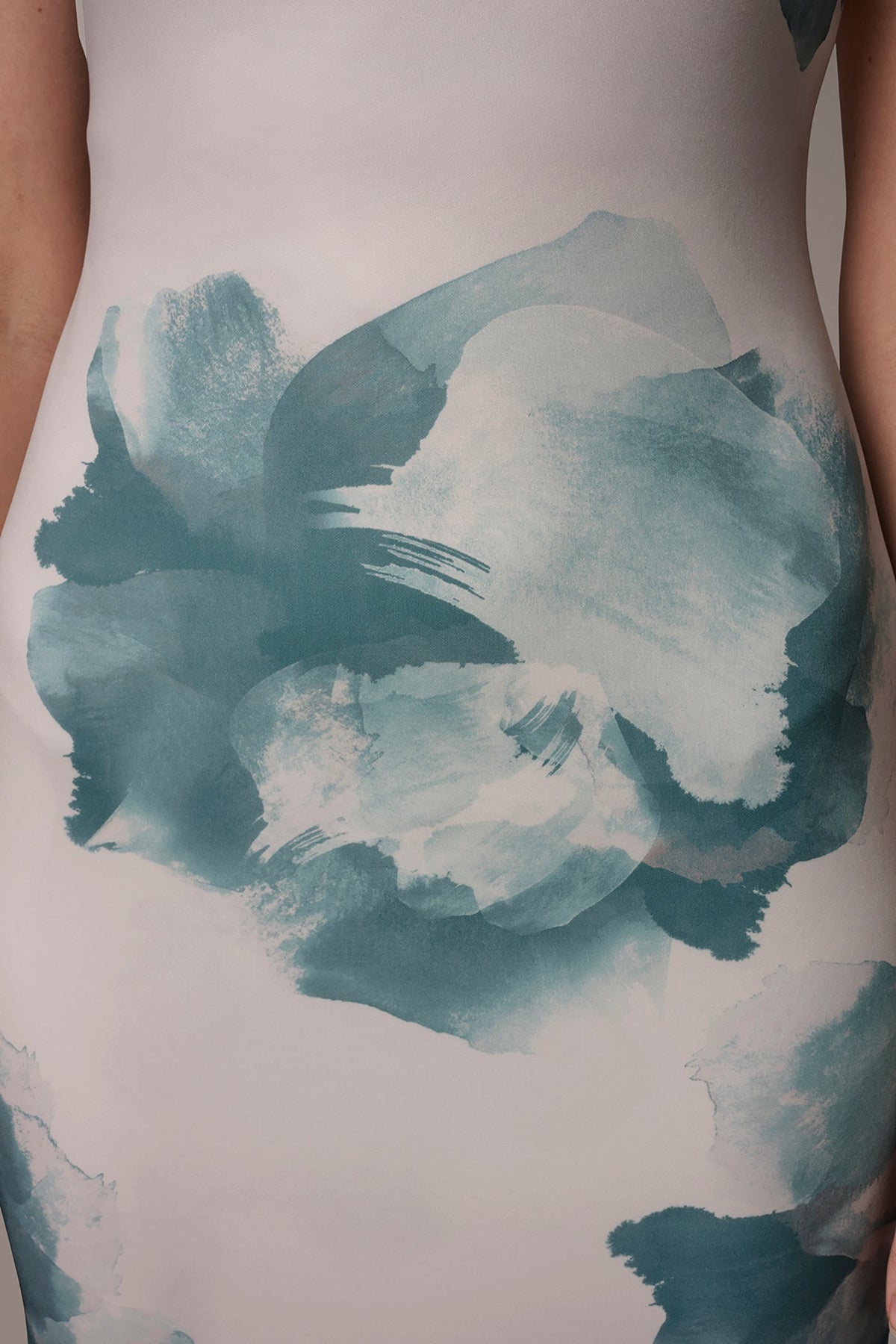 FLORAL MIDI SHEATH DRESS - Waterlily Multi