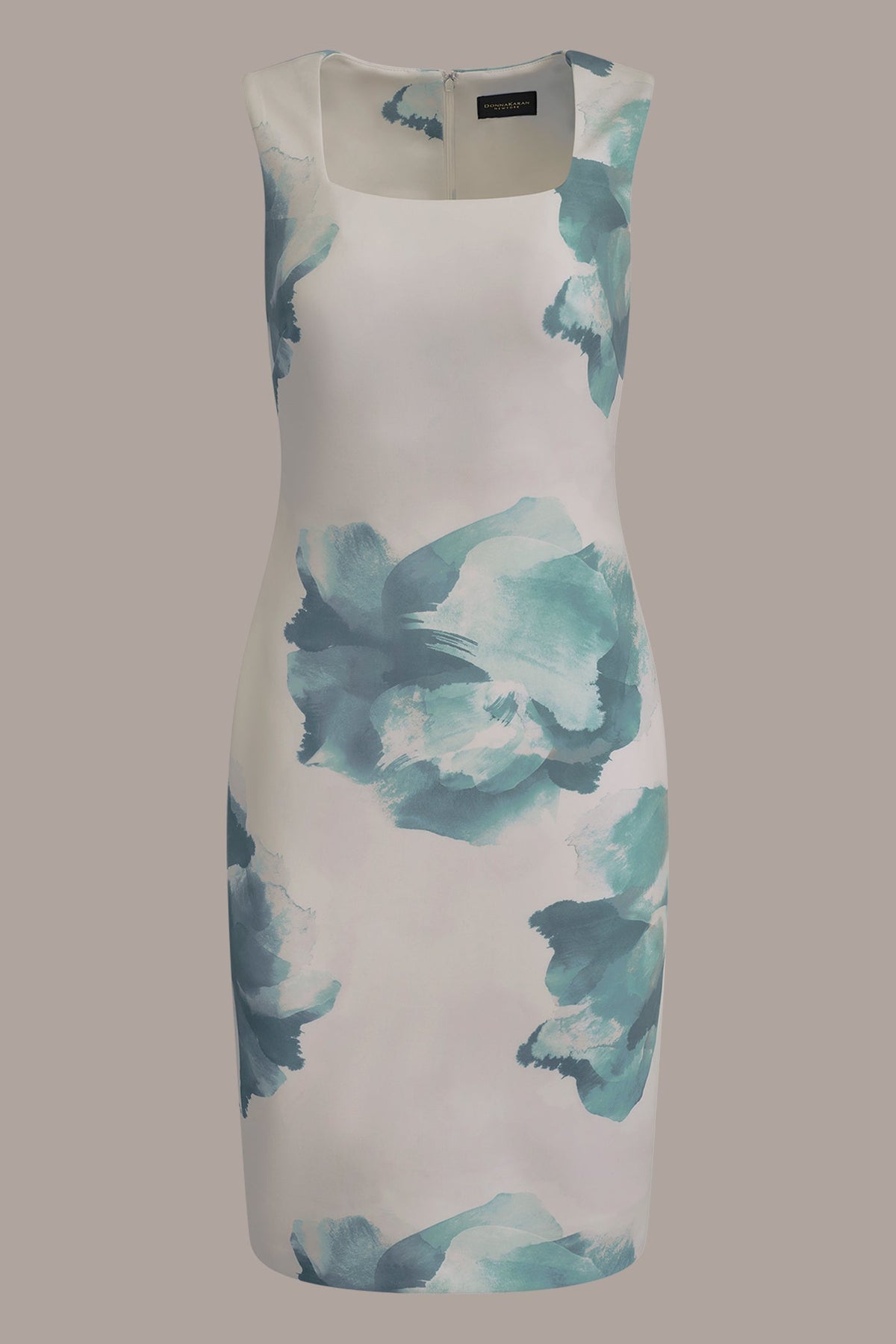 FLORAL MIDI SHEATH DRESS - Waterlily Multi