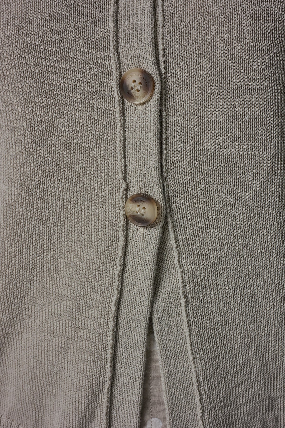 SHORT SLEEVE EASY CARDIGAN - Sandstone