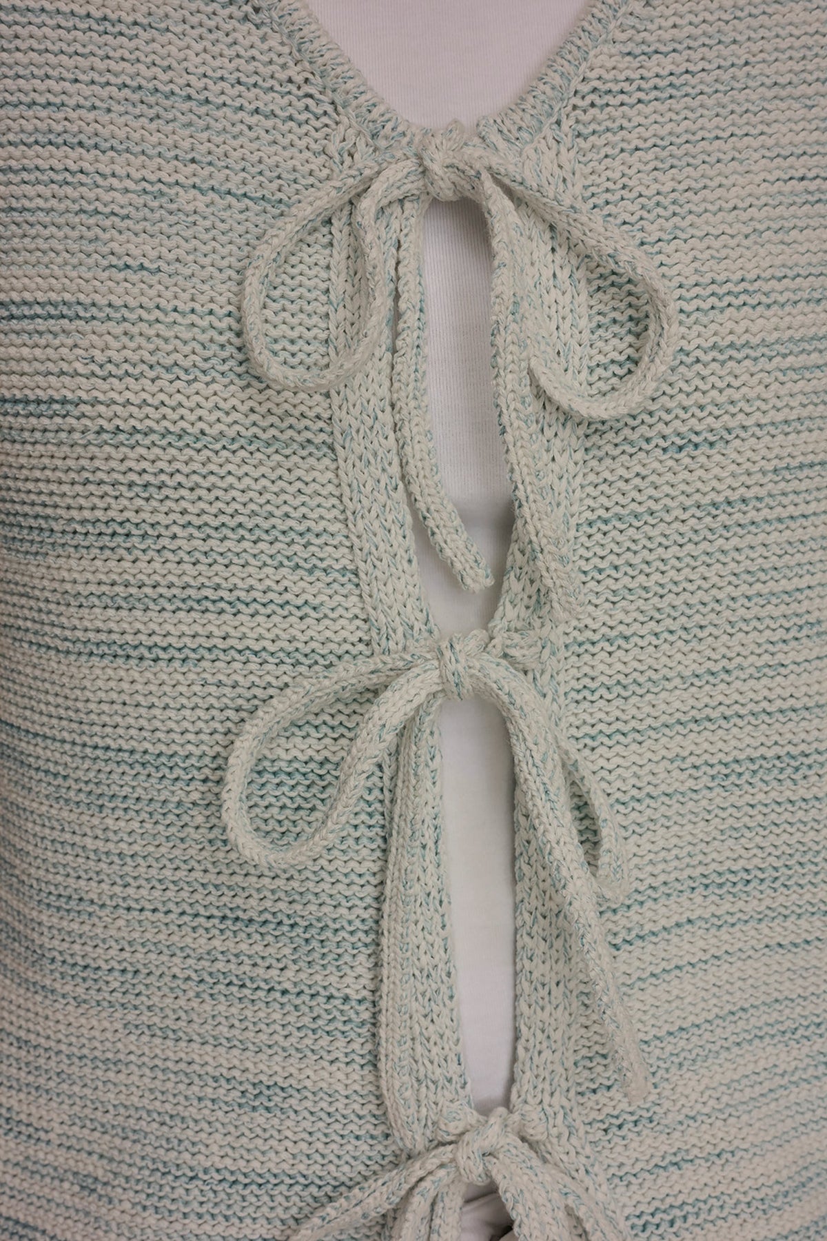TIE-FRONT CARDIGAN - Skylight Combo