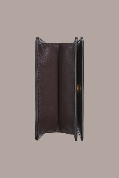 TULLE MINI CROSSBODY BAG - CHOCOLATE PLUM