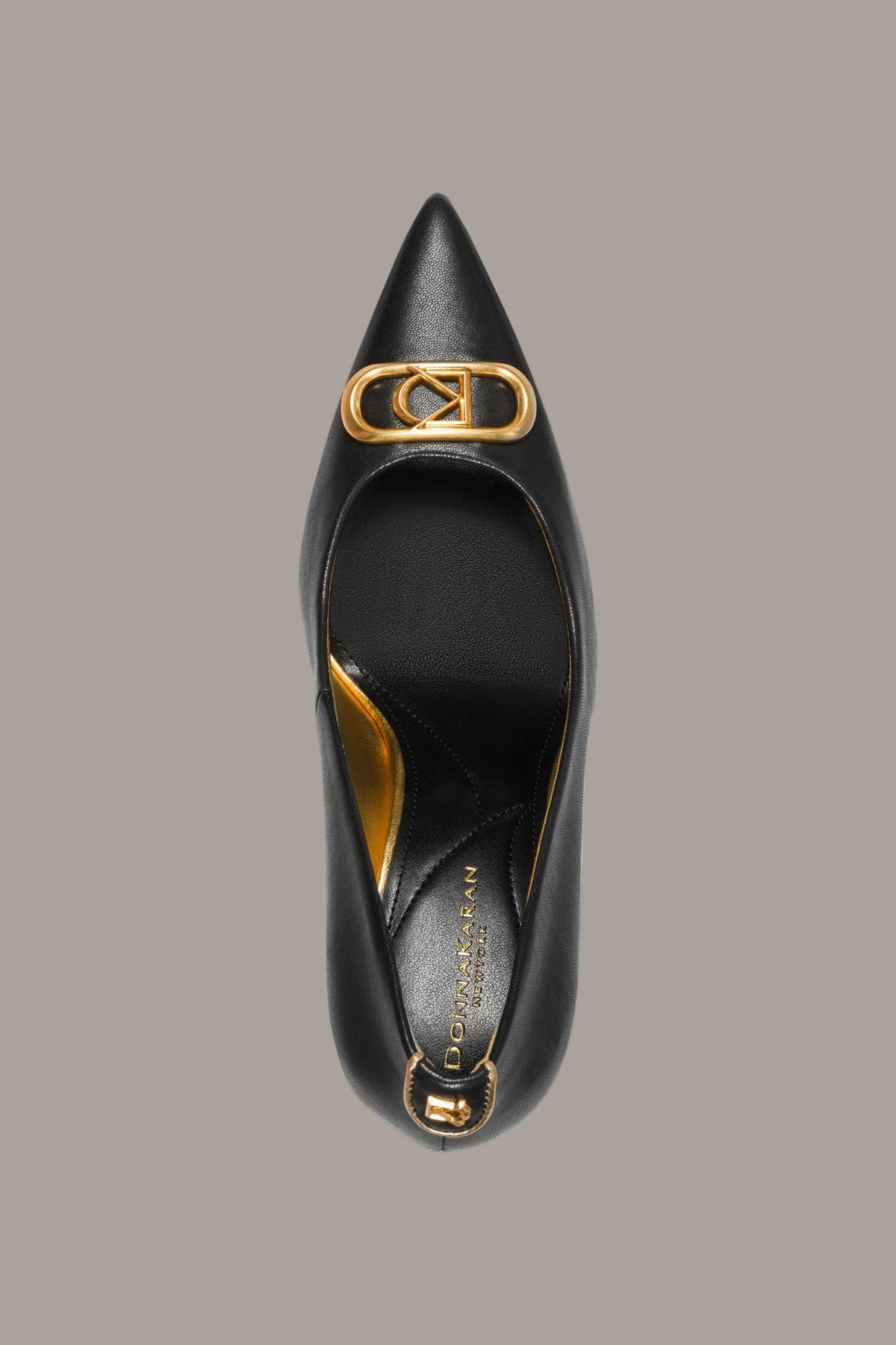 PANTHIA LOGO-EMBELLISHED HIGH PUMP - Black