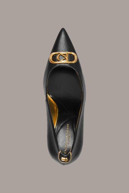 PANTHIA LOGO-EMBELLISHED HIGH PUMP - Black