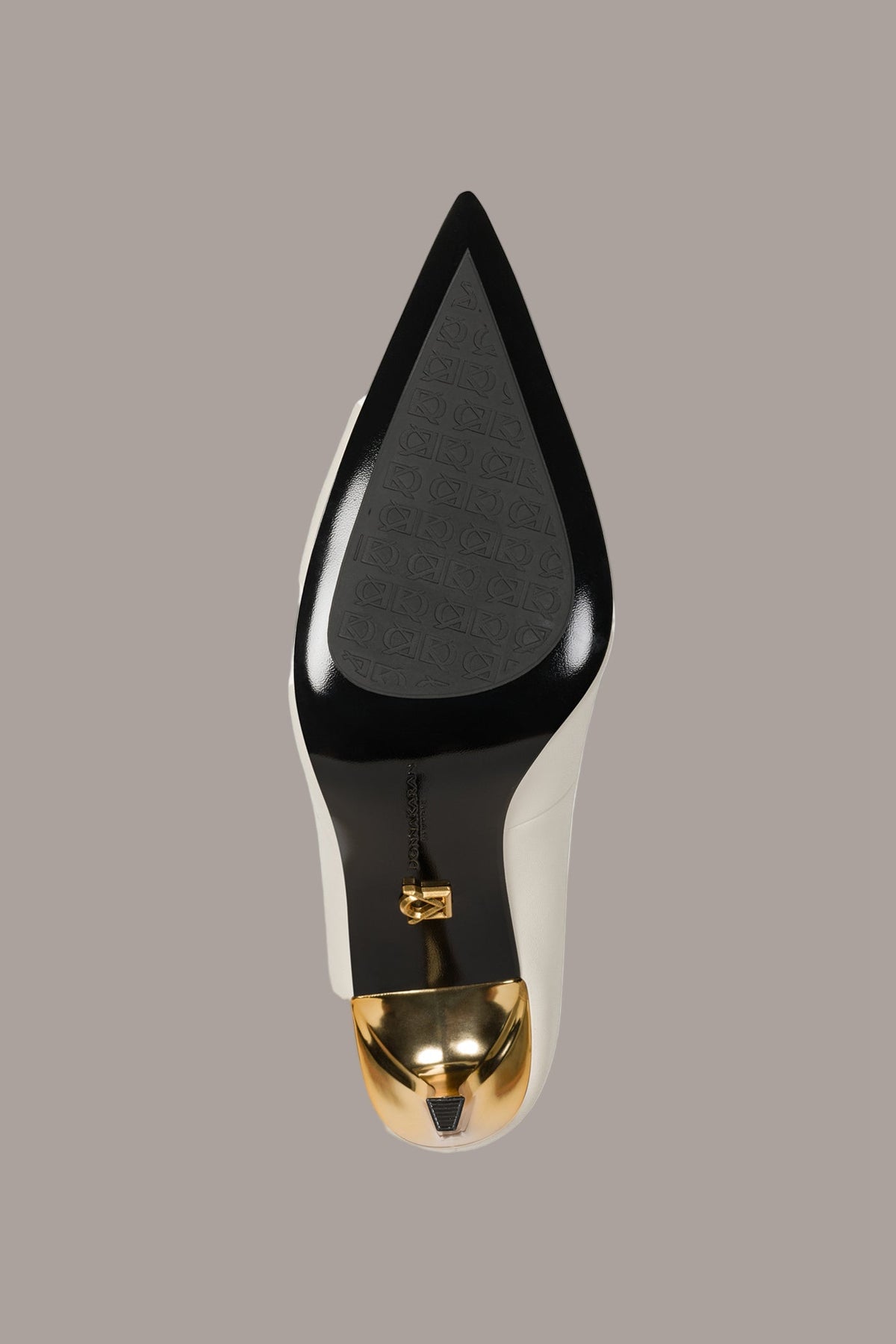 PANTHIA LOGO-EMBELLISHED HIGH PUMP - IVORY