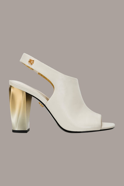 BRIETTA SLINGBACK PUMP - Ivory