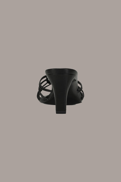 BERNADE MULE SANDAL - Black