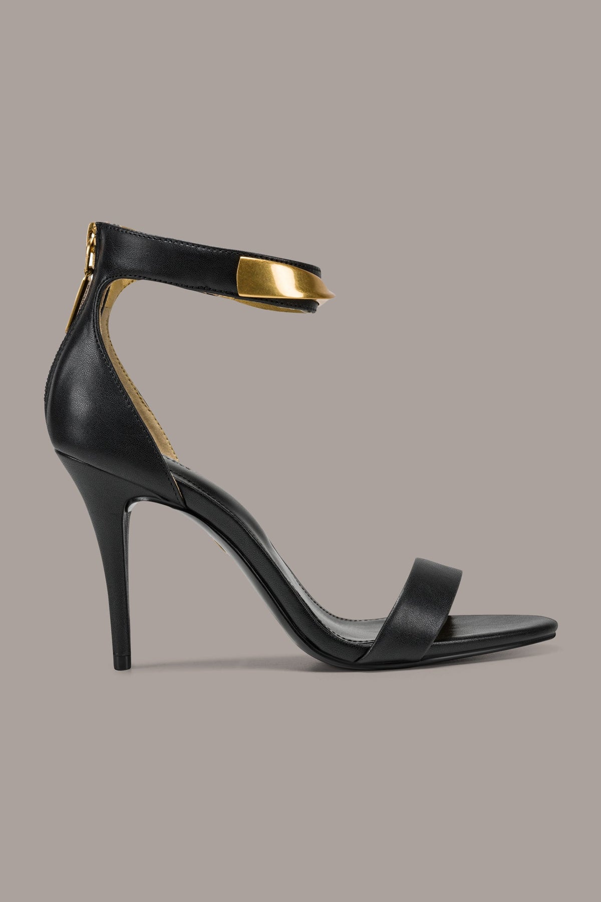 SABINA ANKLE STRAP SANDAL - Black