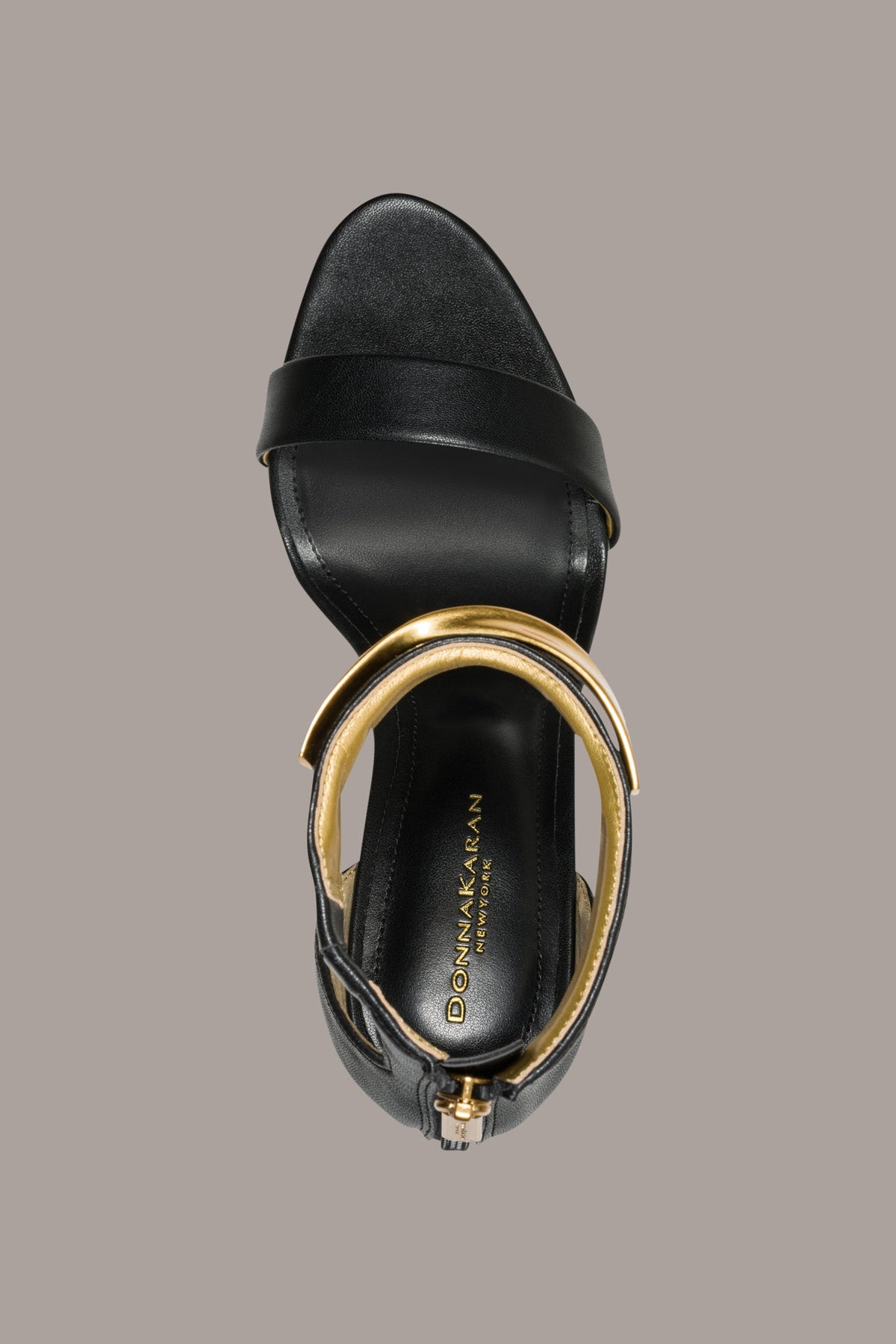 SABINA ANKLE STRAP SANDAL - Black