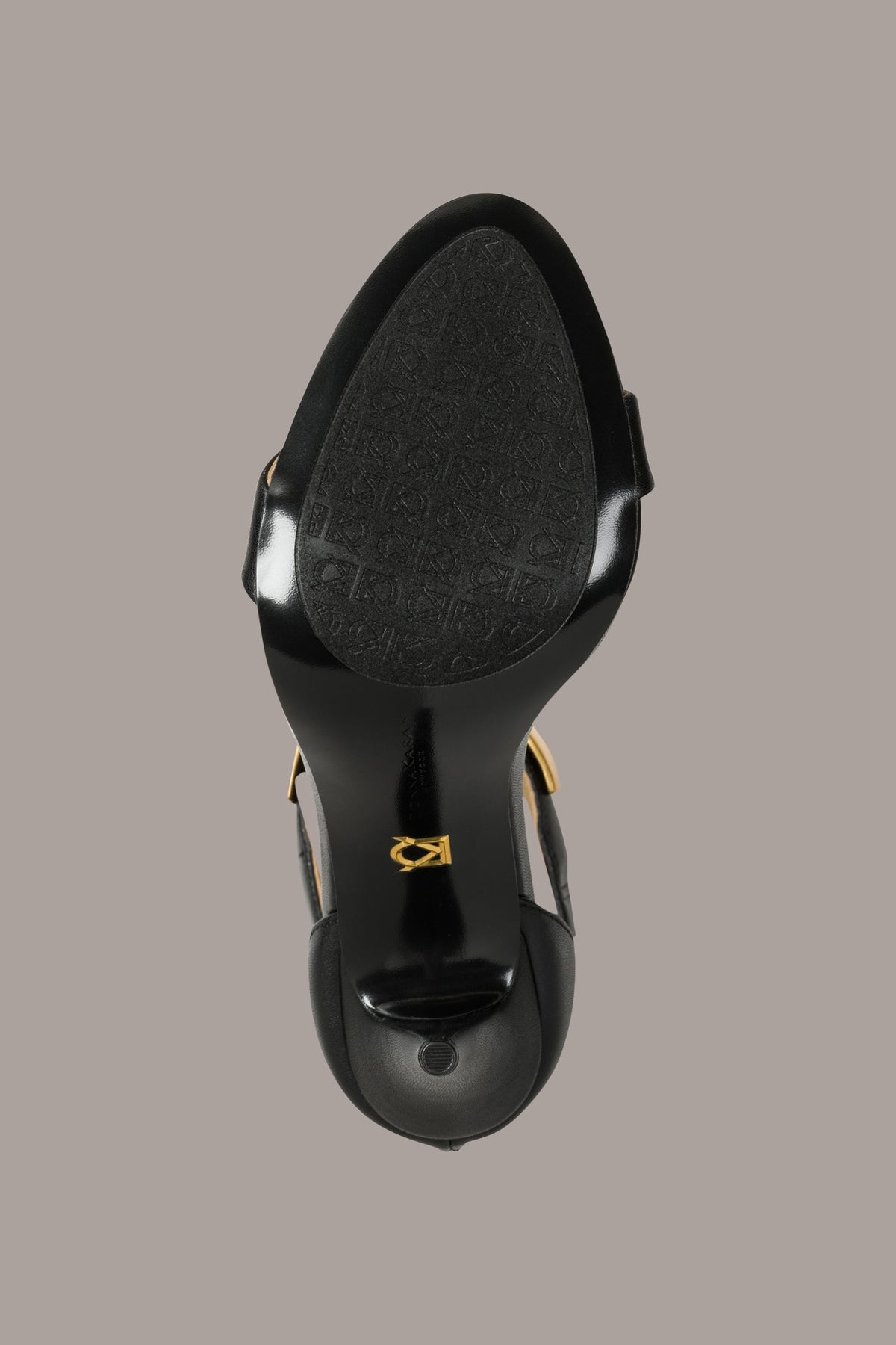SABINA ANKLE STRAP SANDAL - Black