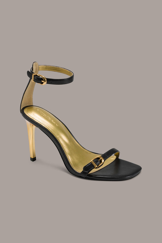 PRYCE ANKLE STRAP SANDAL - Black