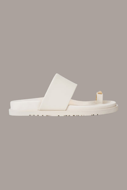 HOOPER FLAT SANDAL - IVORY