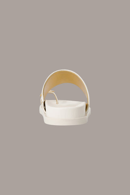 HOOPER FLAT SANDAL - IVORY