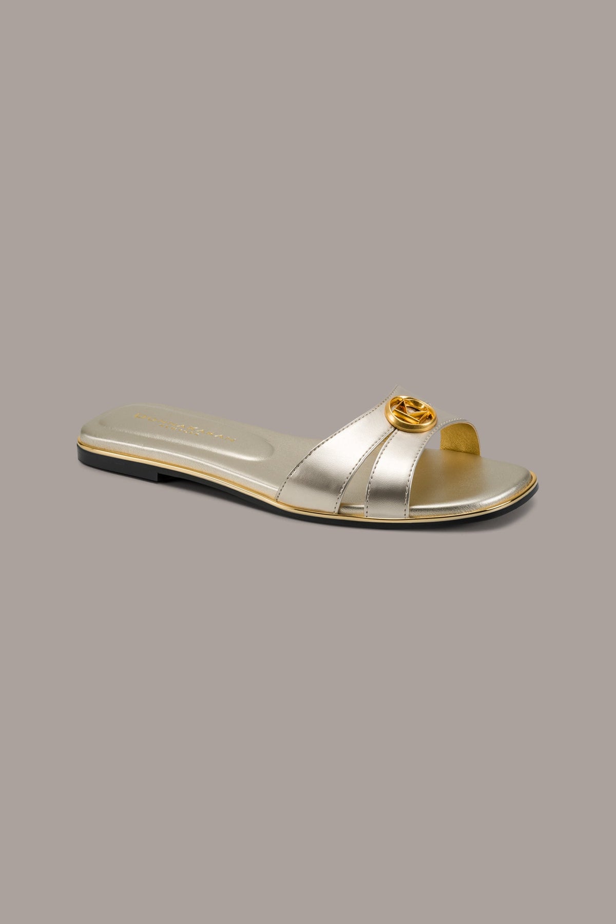 HALO SLIDE SANDAL - White Gold