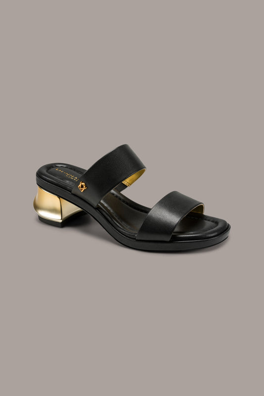 TEAGAN MULE SANDAL - Black