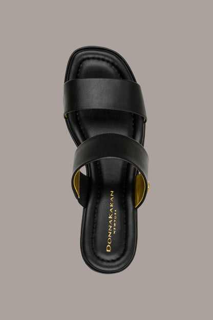 TEAGAN MULE SANDAL - Black