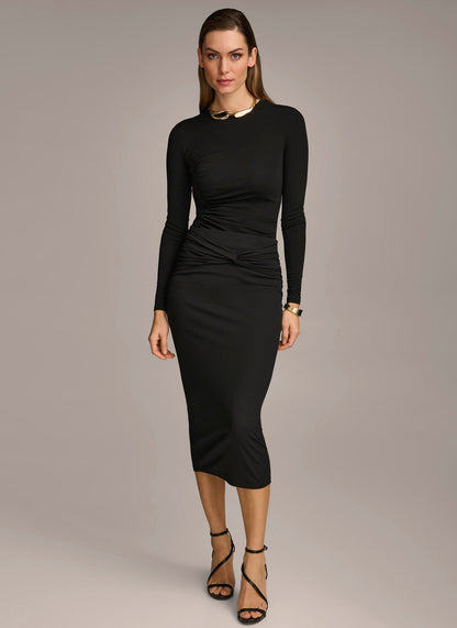 TWIST WAIST SKIRT - Black