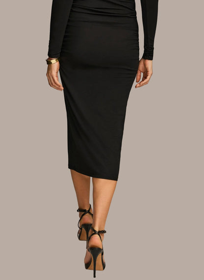 TWIST WAIST SKIRT - Black