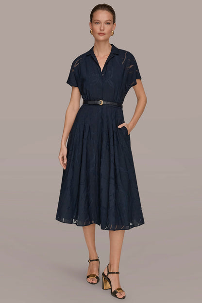 SHORT-SLEEVE SHIRT DRESS - Nightfall