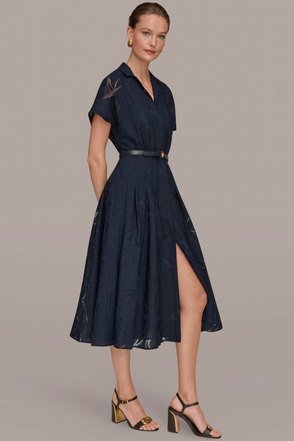 SHORT-SLEEVE SHIRT DRESS - Nightfall