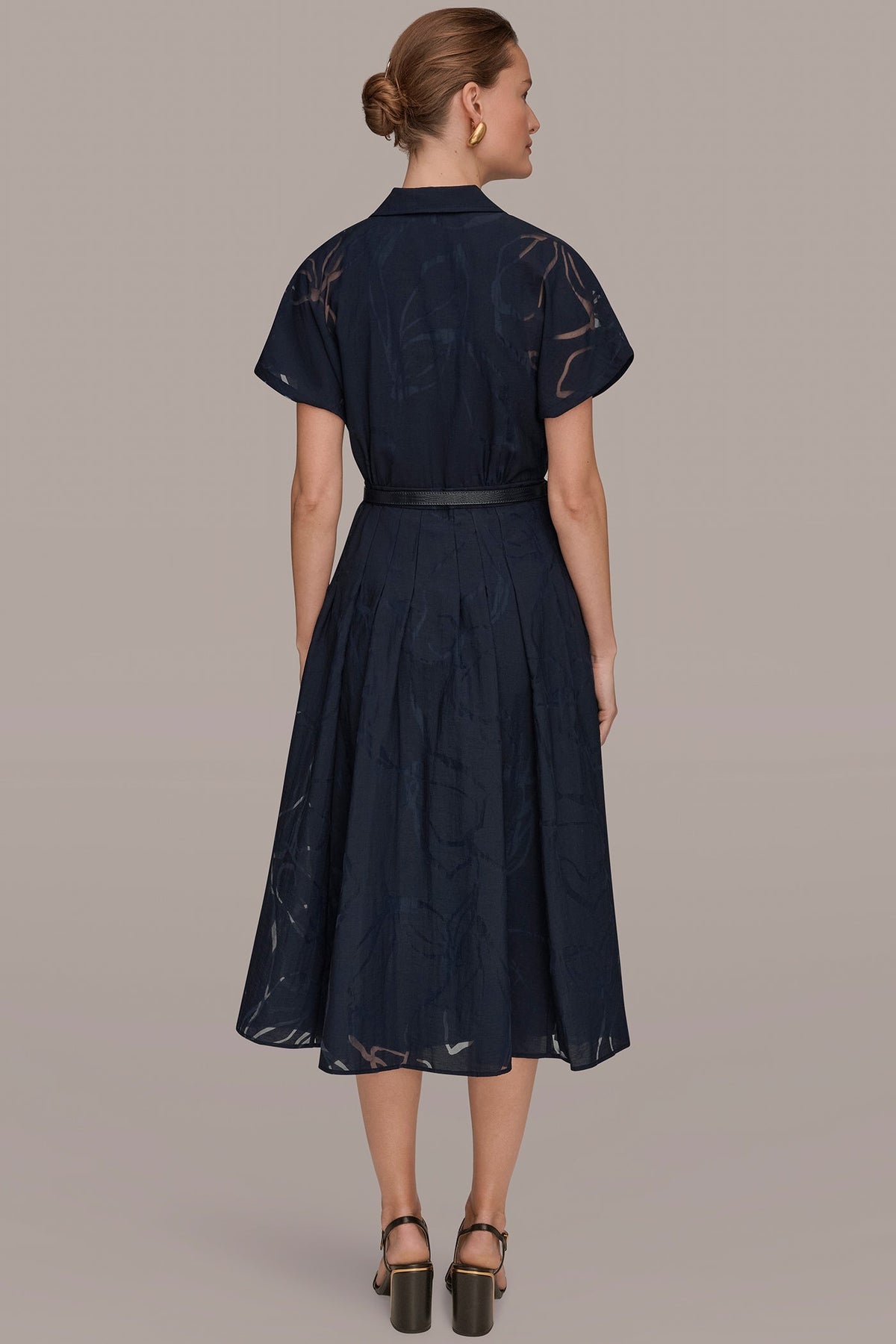 SHORT-SLEEVE SHIRT DRESS - Nightfall