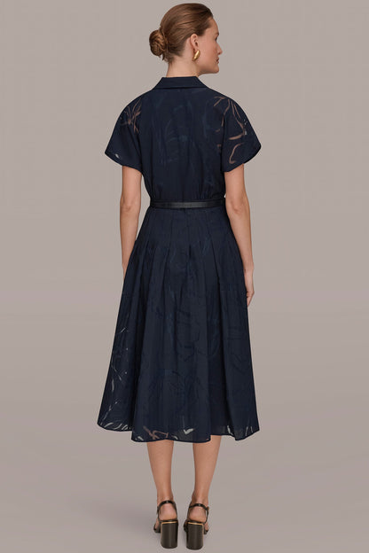 SHORT-SLEEVE SHIRT DRESS - Nightfall
